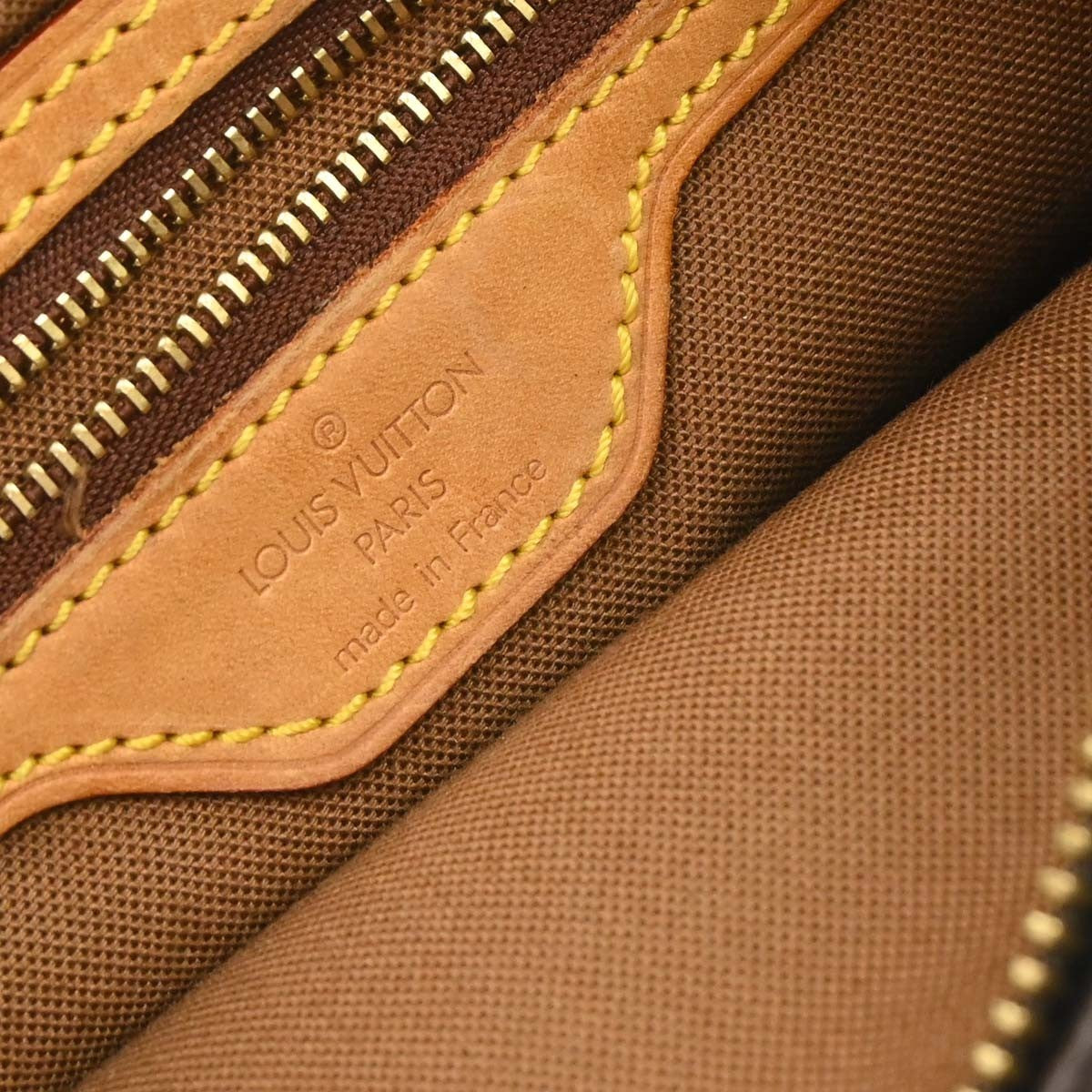 Louis Vuitton Trotteur Handbag Monogram Canvas Brown Canvas Clutche & Pouche Bag (Pre-Owned)