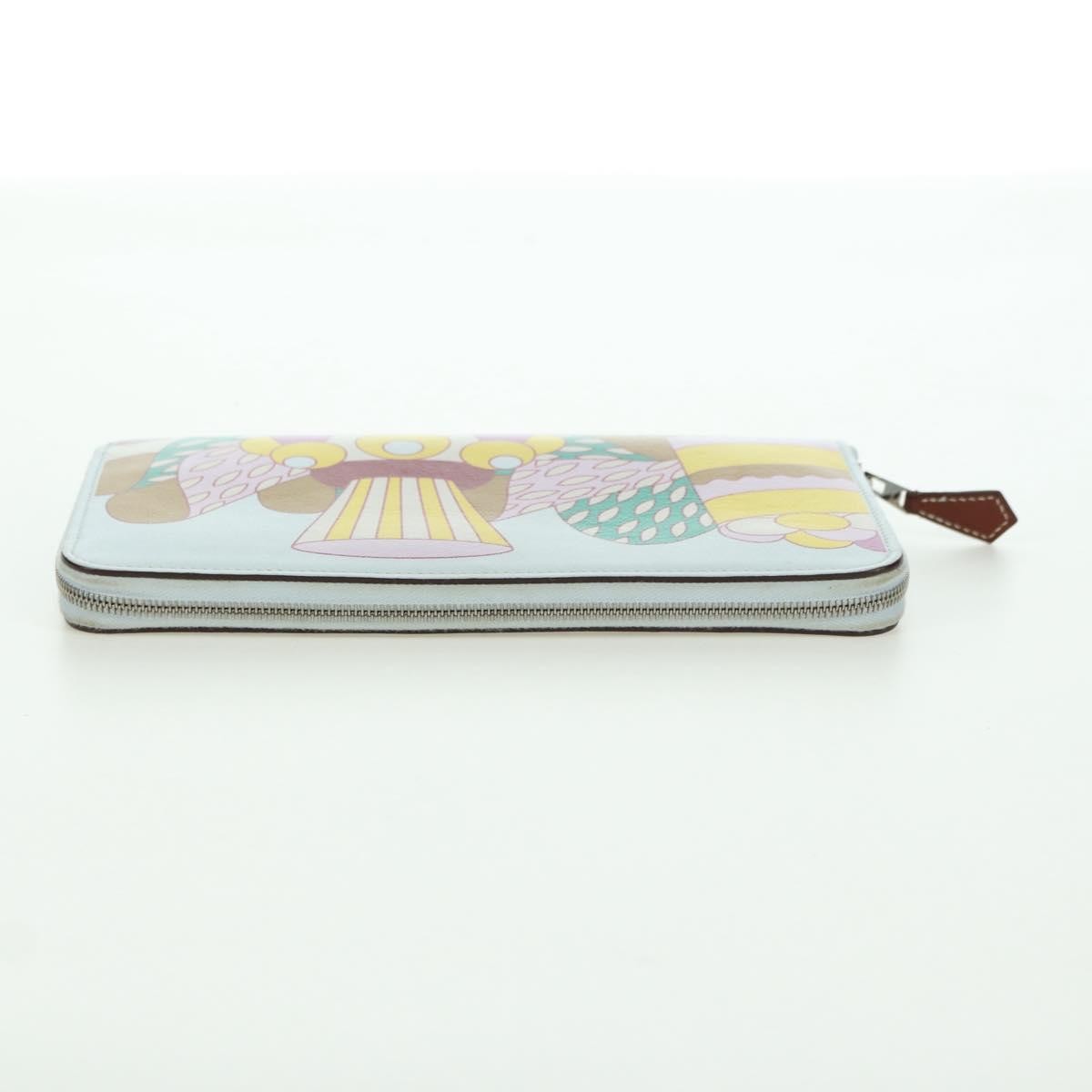 Hermes Azap Zip Around Wallet Printed Leather Multicolour Leather Wallets Accessory (Pre-Owned)
