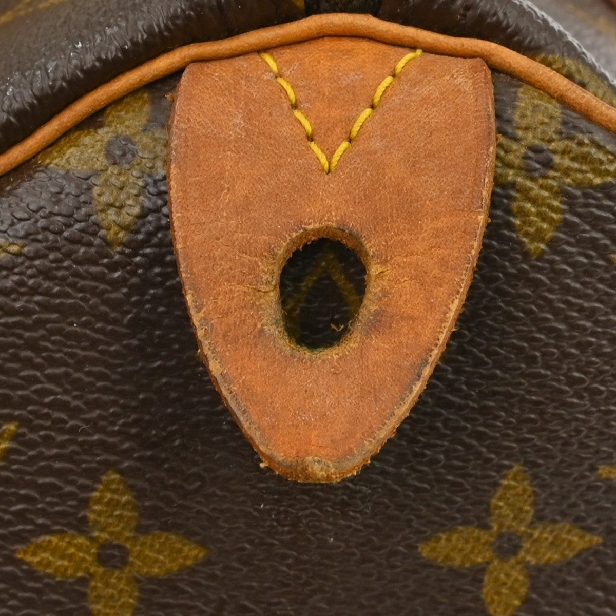Louis Vuitton Speedy Handbag Monogram Canvas Brown Canvas Handbag (Pre-Owned)