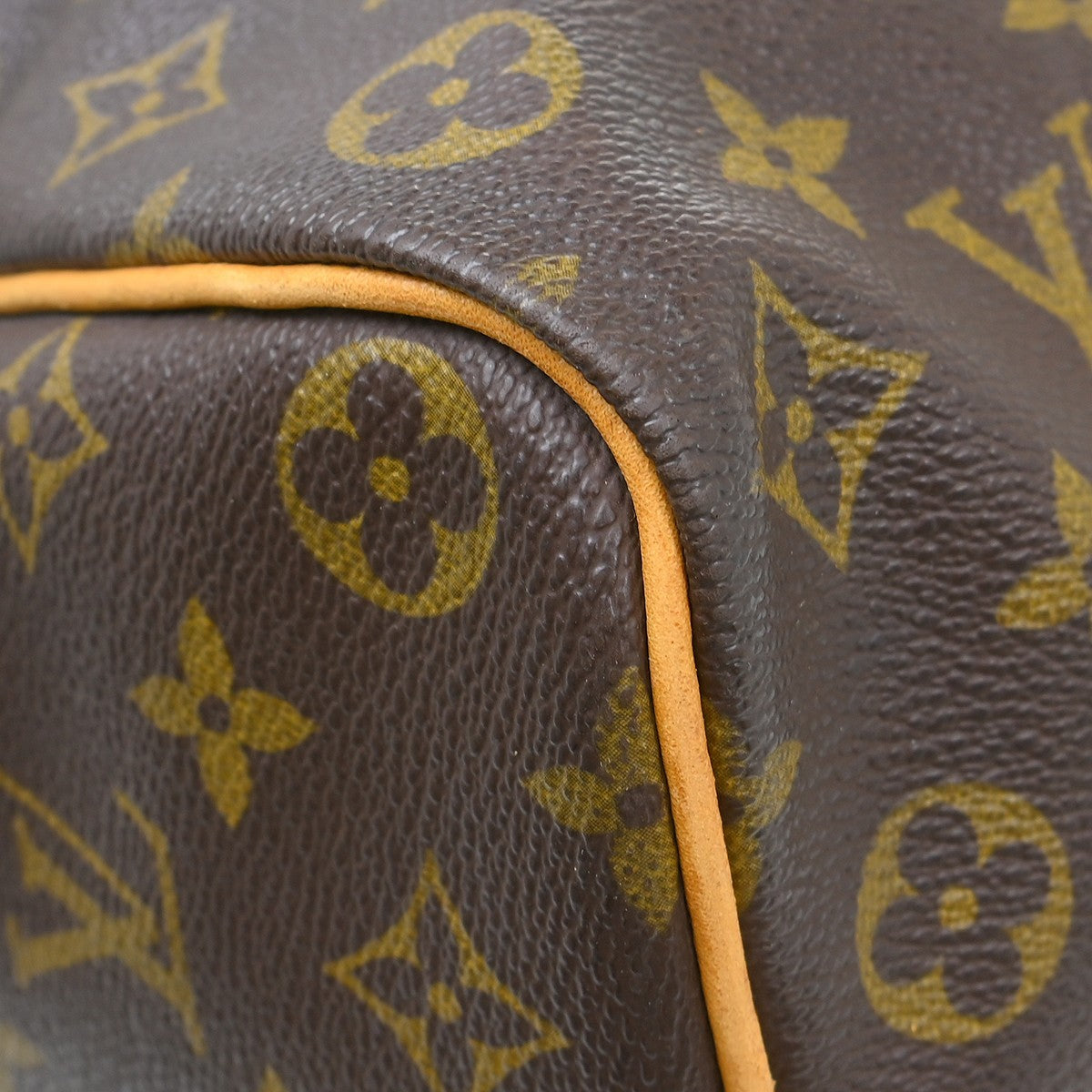 Louis Vuitton Speedy Handbag Monogram Canvas Brown Canvas Handbag (Pre-Owned)