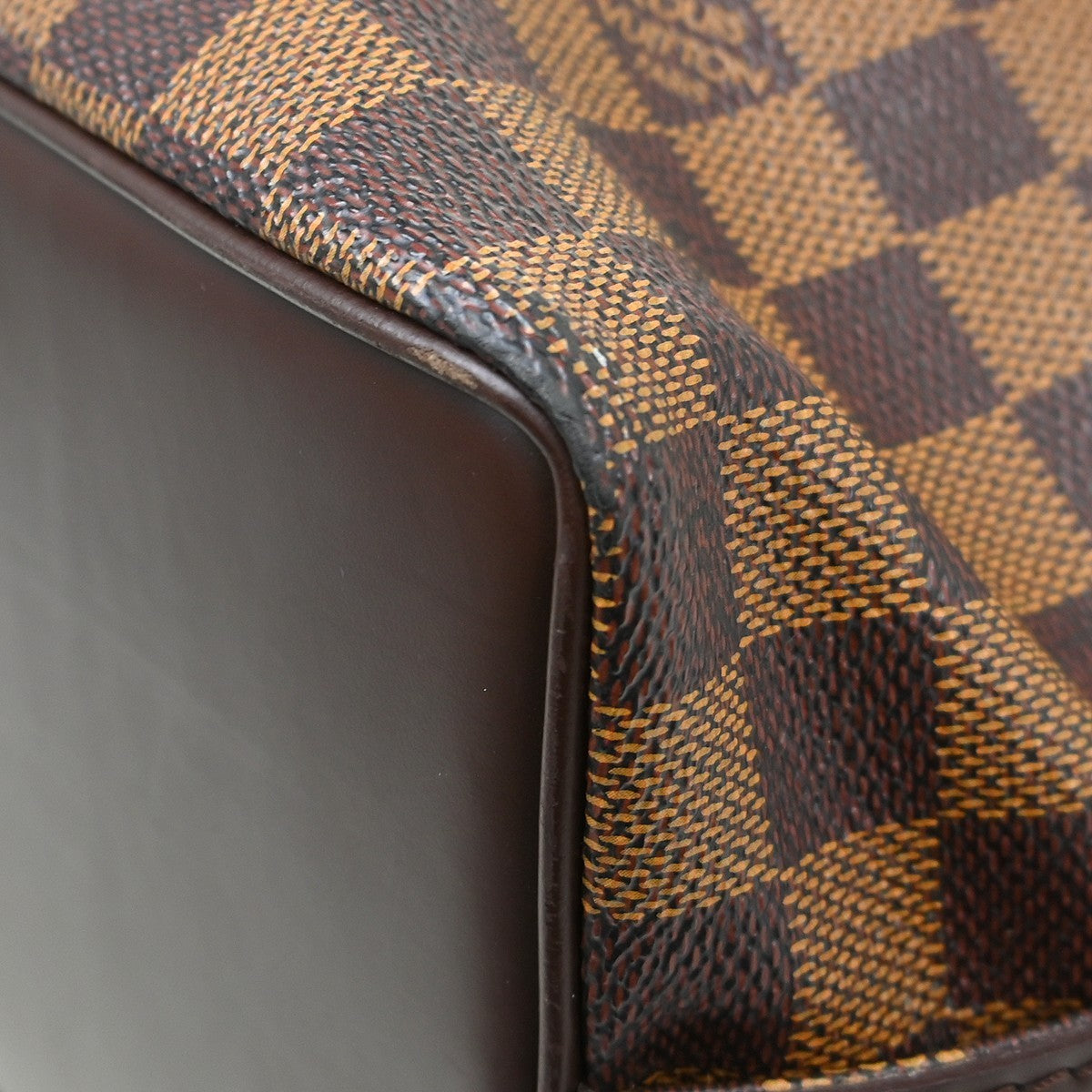 Louis Vuitton Chelsea Handbag Damier Brown Canvas Shoulder Bag Bag (Pre-Owned)