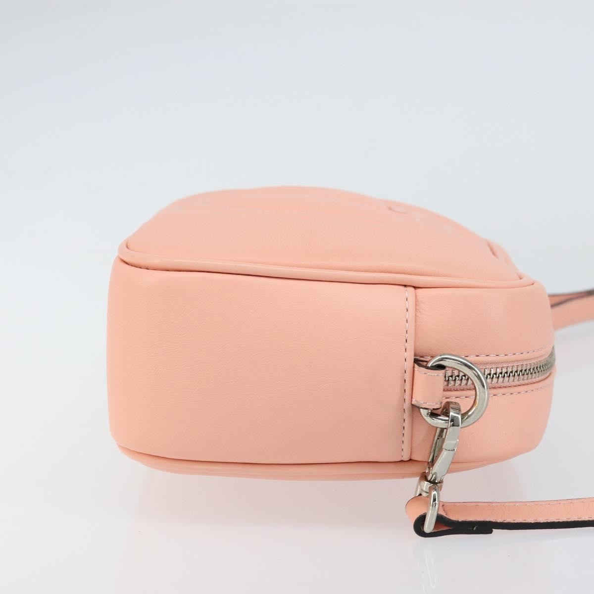 Valentino Garavani Vintage Shoulder Bag Leather Pink Leather Shoulder Bag Bag (Pre-Owned)