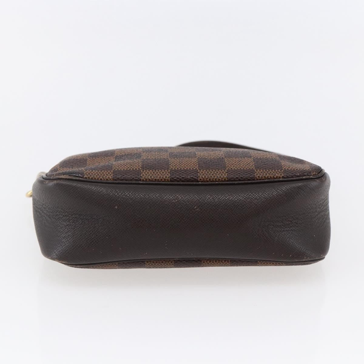 Louis Vuitton Trousse Make Up Bag Damier Canvas Brown Canvas Clutche & Pouche Bag (Pre-Owned)