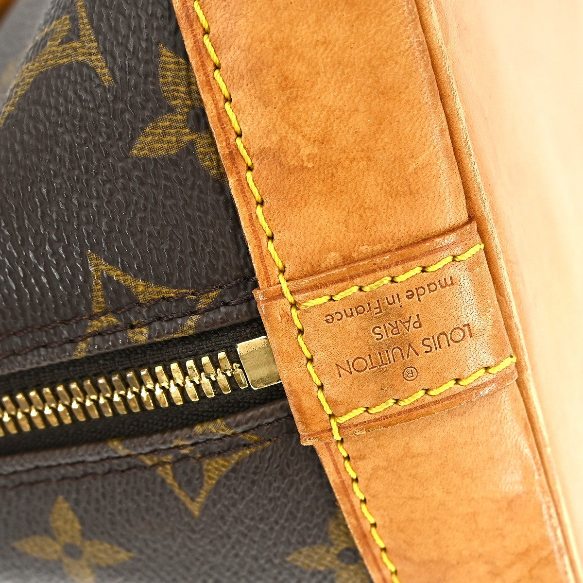 Louis Vuitton Alma Handbag Monogram Canvas Brown Canvas Handbag (Pre-Owned)