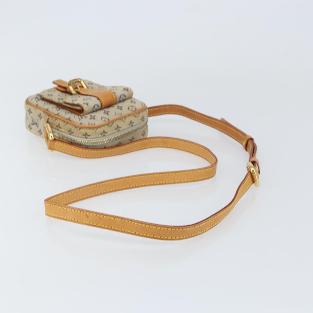Louis Vuitton Juliette Crossbody Bag Mini Lin Blue Canvas Shoulder Bag Bag (Pre-Owned)