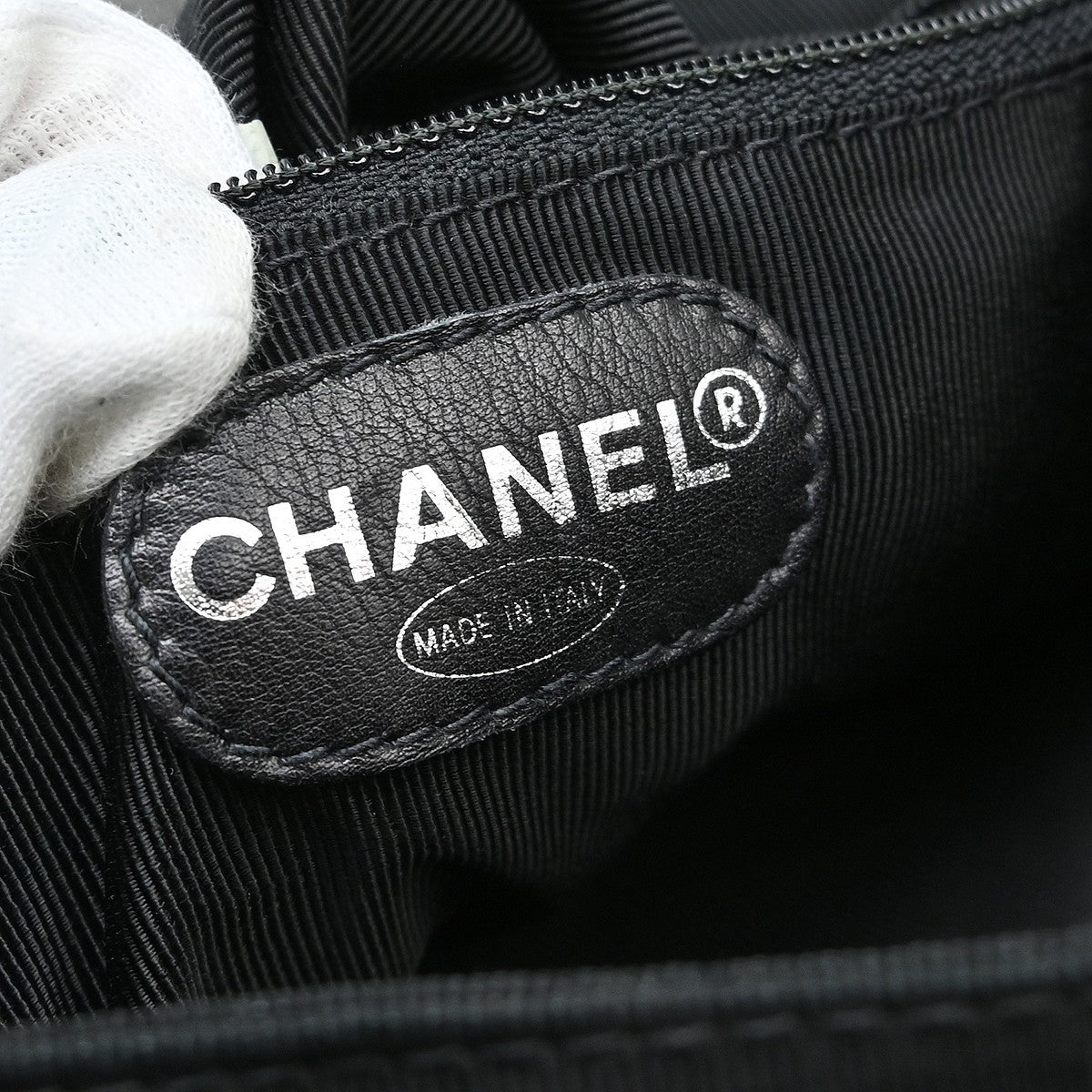 Chanel Vintage Flap Backpack Leather Black Leather Backpack Bag (Pre-Owned)
