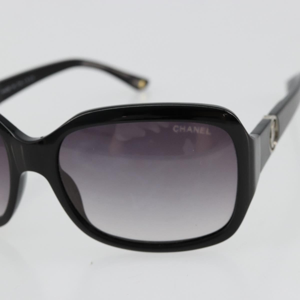 Chanel Logo Cc Sunglasses Plastic Black Plastic Sunglasse Accessory (Pre-Owned)