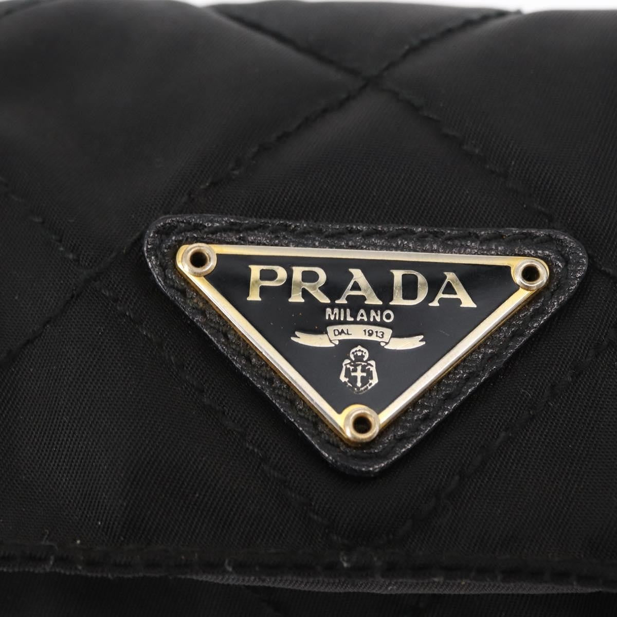 Prada Vintage Shoulder Bag Tessuto Black Nylon Shoulder Bag Bag (Pre-Owned)
