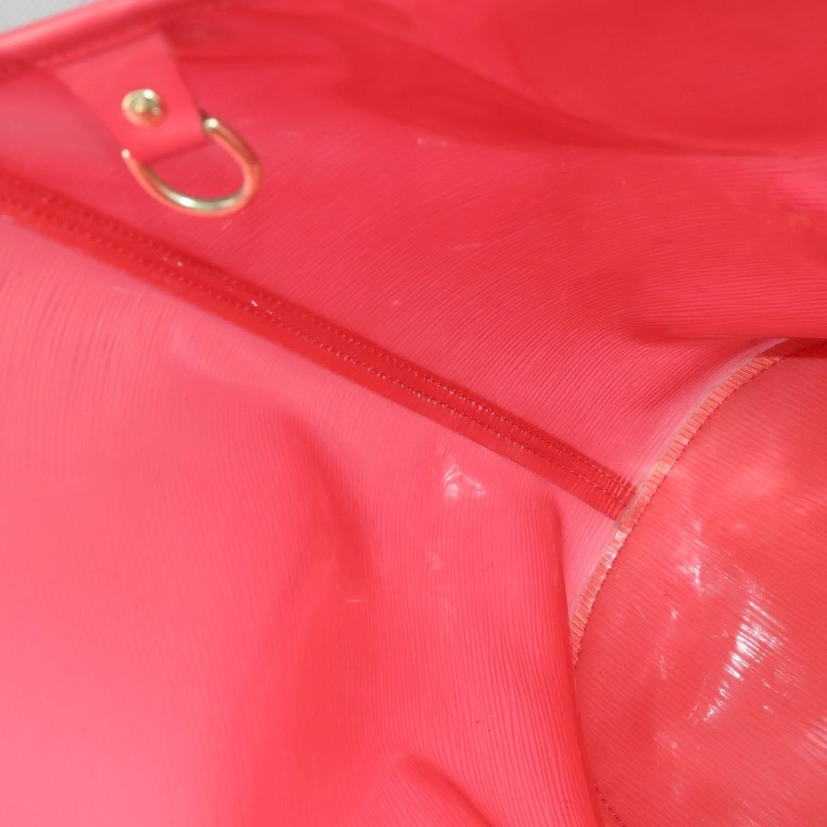 Louis Vuitton Plage Lagoon Bay Handbag Vinyl Epi Leather Red Plastic Tote Bag Bag (Pre-Owned)