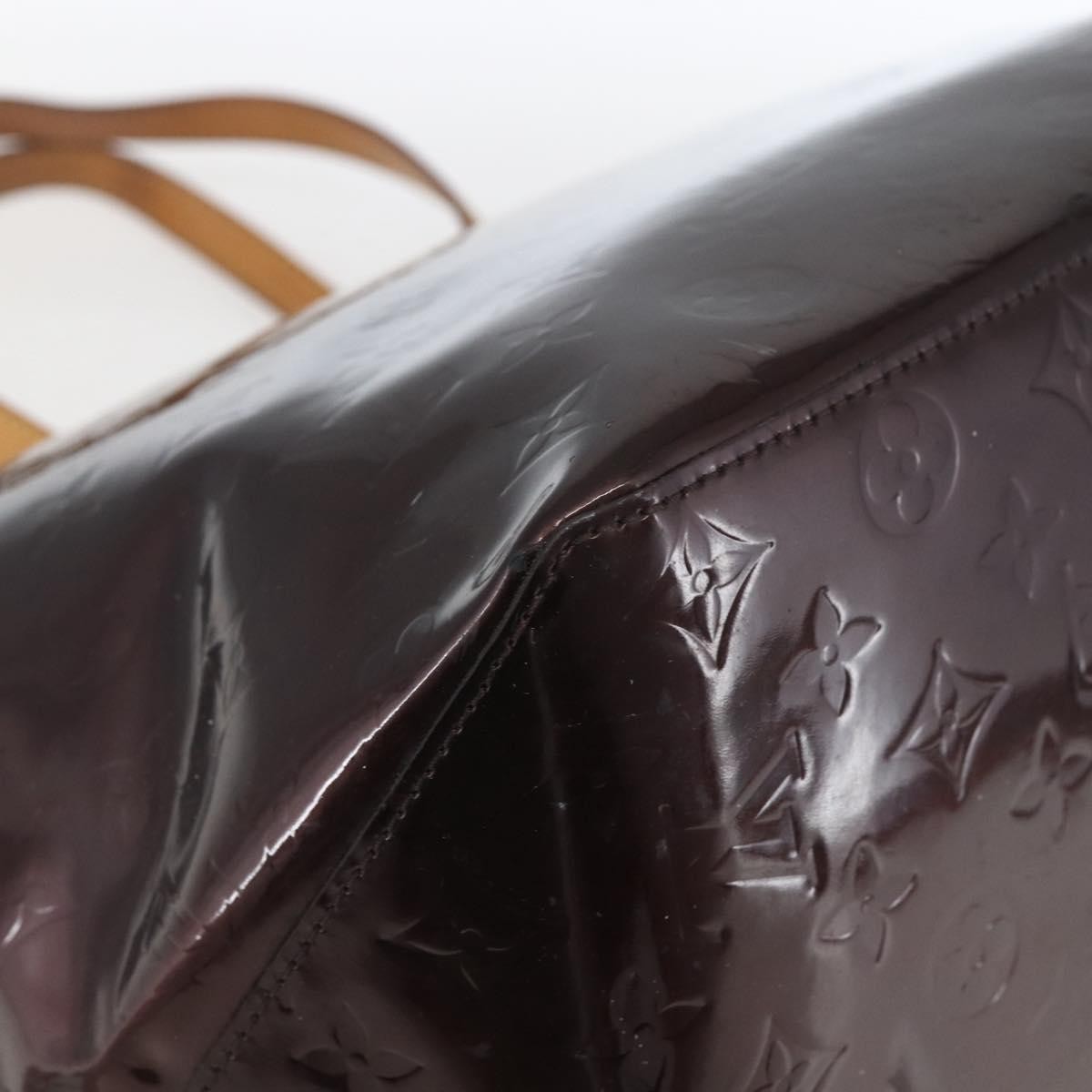 Louis Vuitton Bellevue Handbag Monogram Vernis Brown Patent_Leather Tote Bag Bag (Pre-Owned)