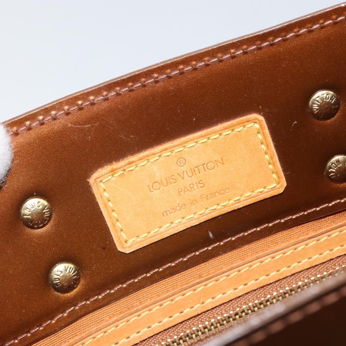 Louis Vuitton Reade Handbag Monogram Vernis Brown Patent_Leather Handbag (Pre-Owned)