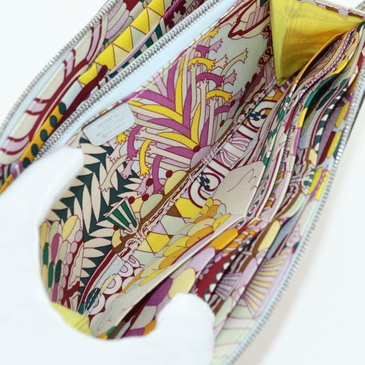 Hermes Azap Zip Around Wallet Printed Leather Multicolour Leather Wallets Accessory (Pre-Owned)