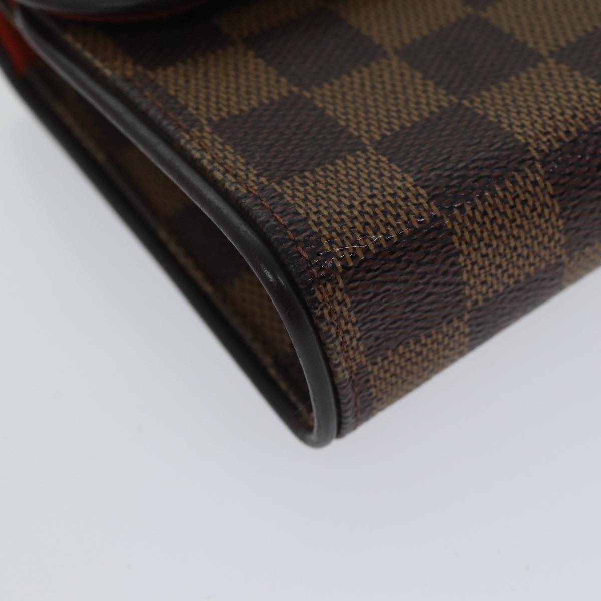 Louis Vuitton Florentine Waist Bag Damier Canvas Brown Canvas Clutche & Pouche Bag (Pre-Owned)