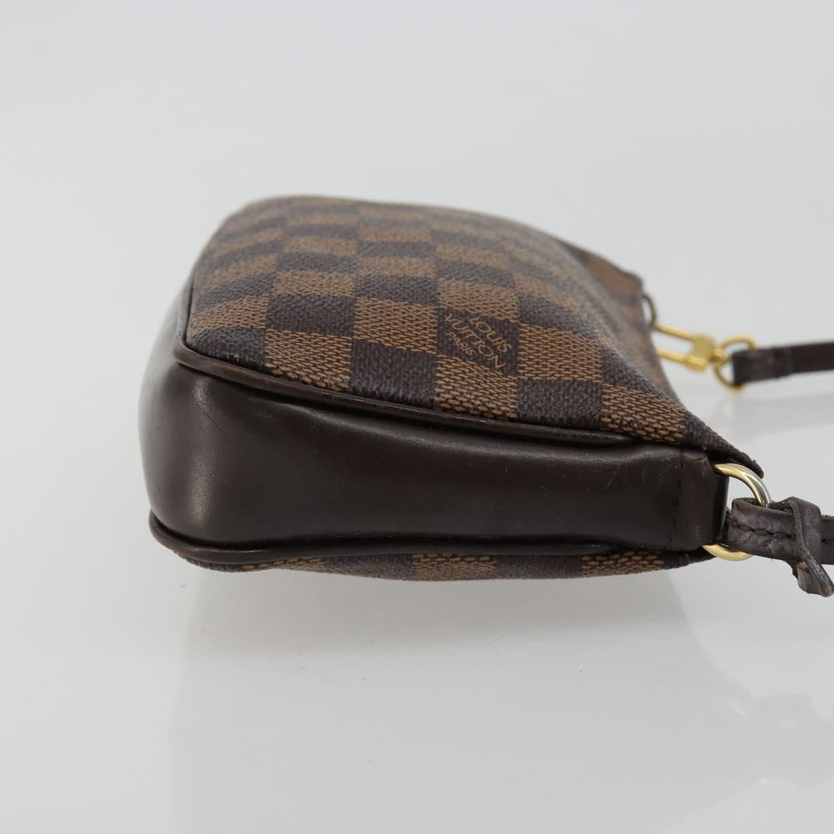 Louis Vuitton Navona Pochette Accessoires Damier Brown Canvas Clutche & Pouche Bag (Pre-Owned)