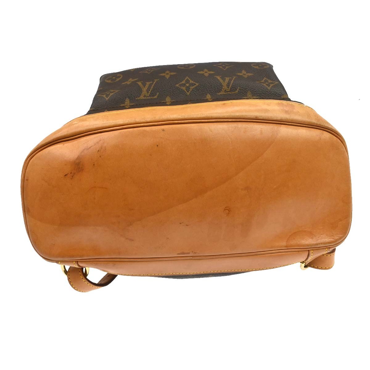 Louis Vuitton Vintage Montsouris Backpack Monogram Canvas Brown Canvas Backpack Bag (Pre-Owned)
