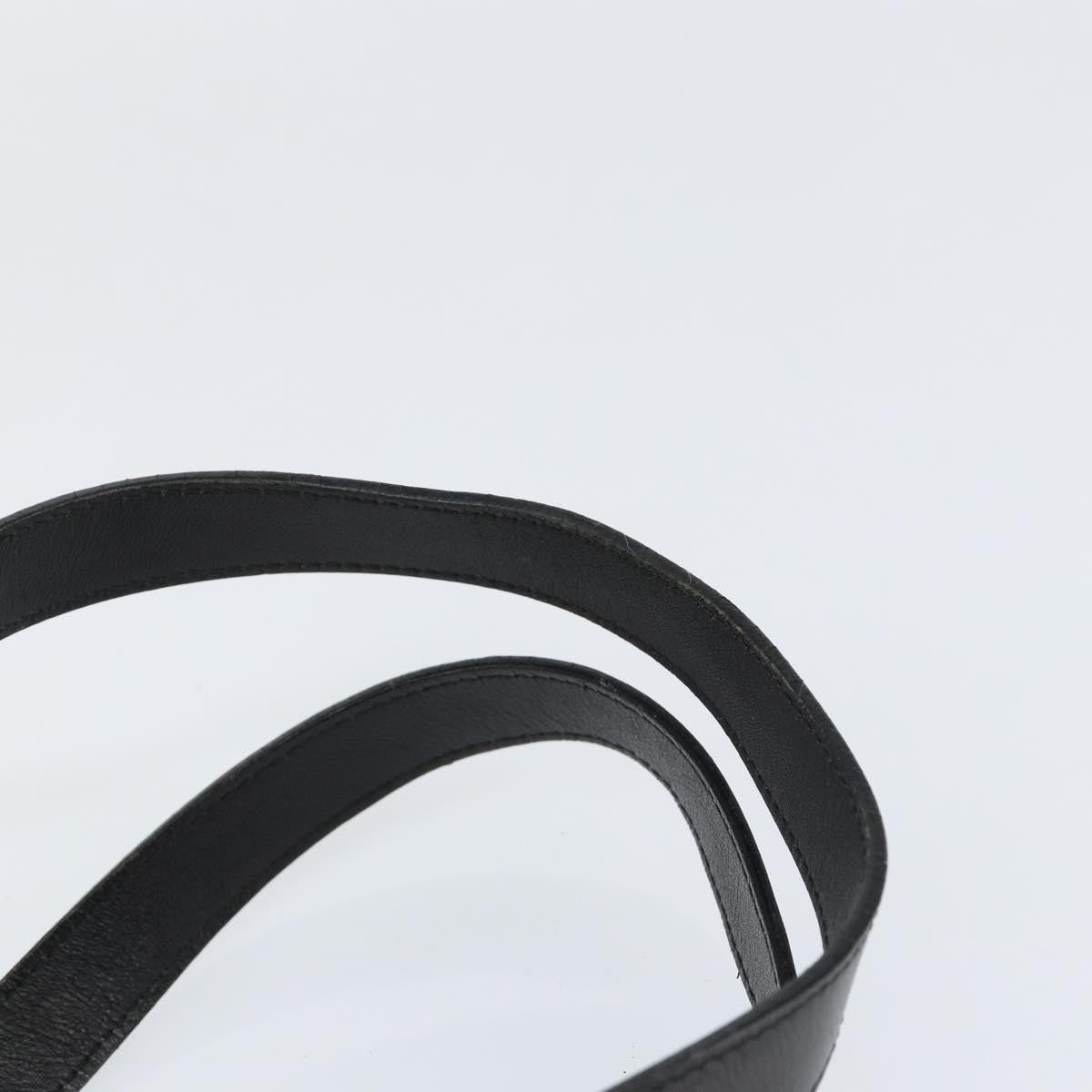 Celine Handbag Leather Black Leather Handbag (Pre-Owned)