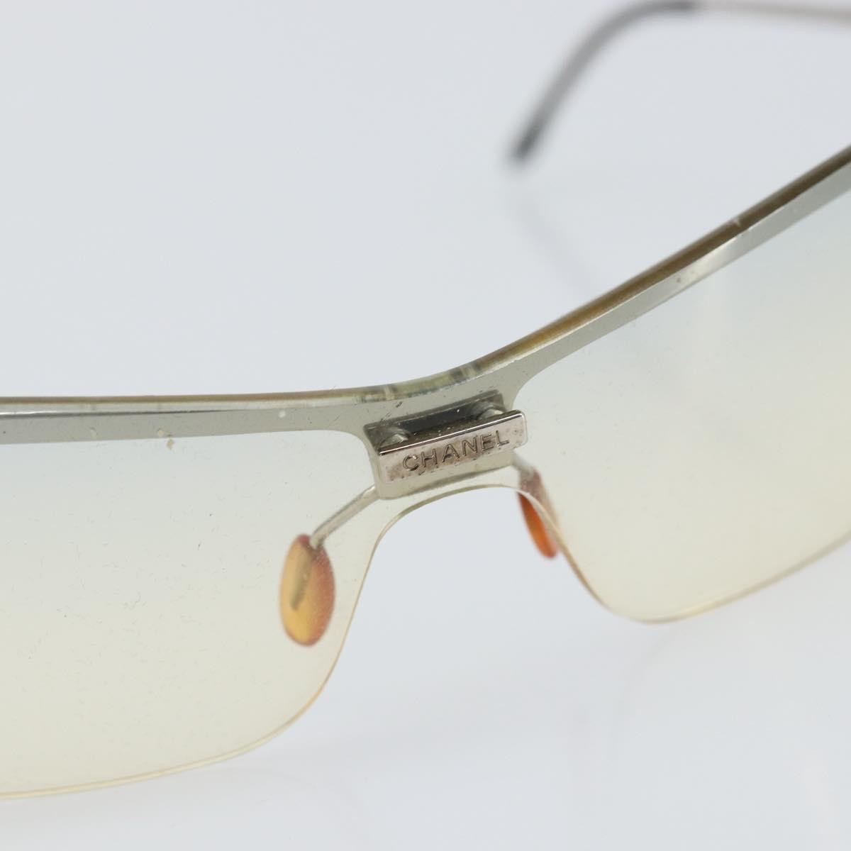 Chanel Logo Cc Sunglasses Metal Silver Metal Sunglasse Accessory (Pre-Owned)