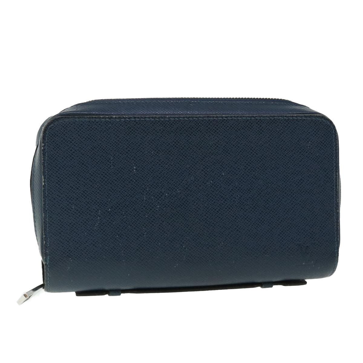 Louis Vuitton Zippy Xl Taiga Leather Navy Leather Wallets Accessory (Pre-Owned)