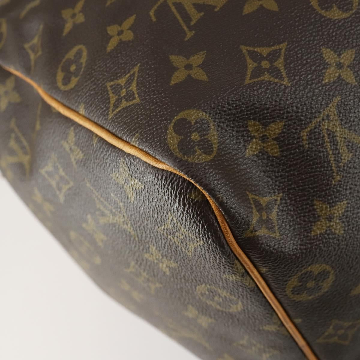 Louis Vuitton Keepall Bag Monogram Canvas Brown Canvas Travel Bag Bag (Pre-Owned)