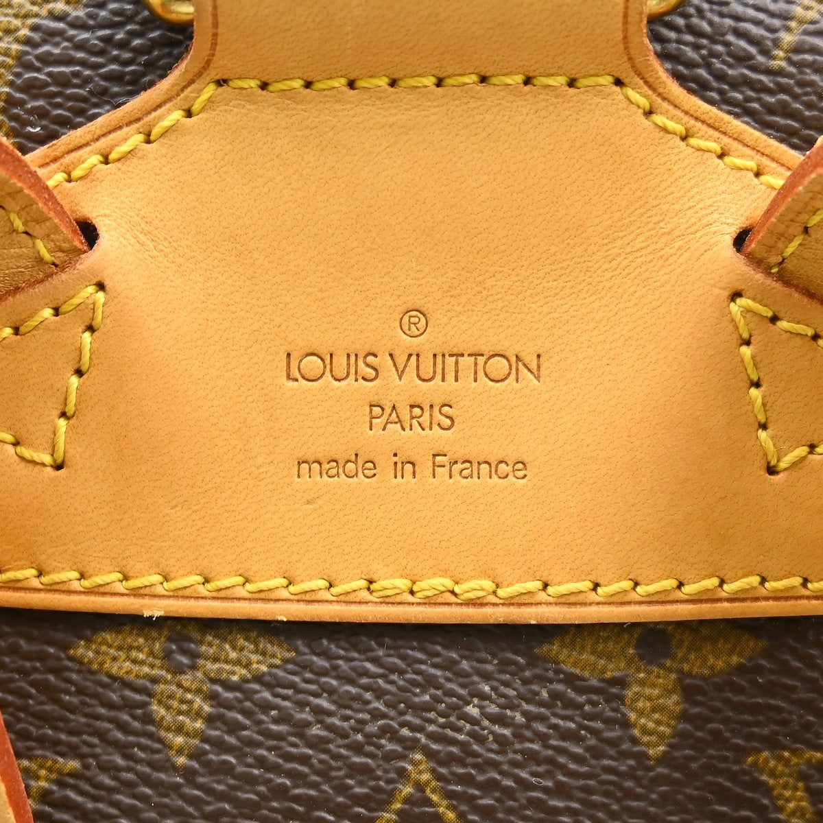 Louis Vuitton Vintage Montsouris Backpack Monogram Canvas Brown Canvas Backpack Bag (Pre-Owned)