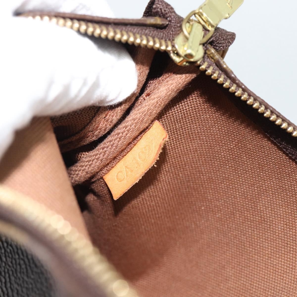 Louis Vuitton Pochette Accessoires Nm Monogram Canvas Brown Canvas Clutche & Pouche Bag (Pre-Owned)