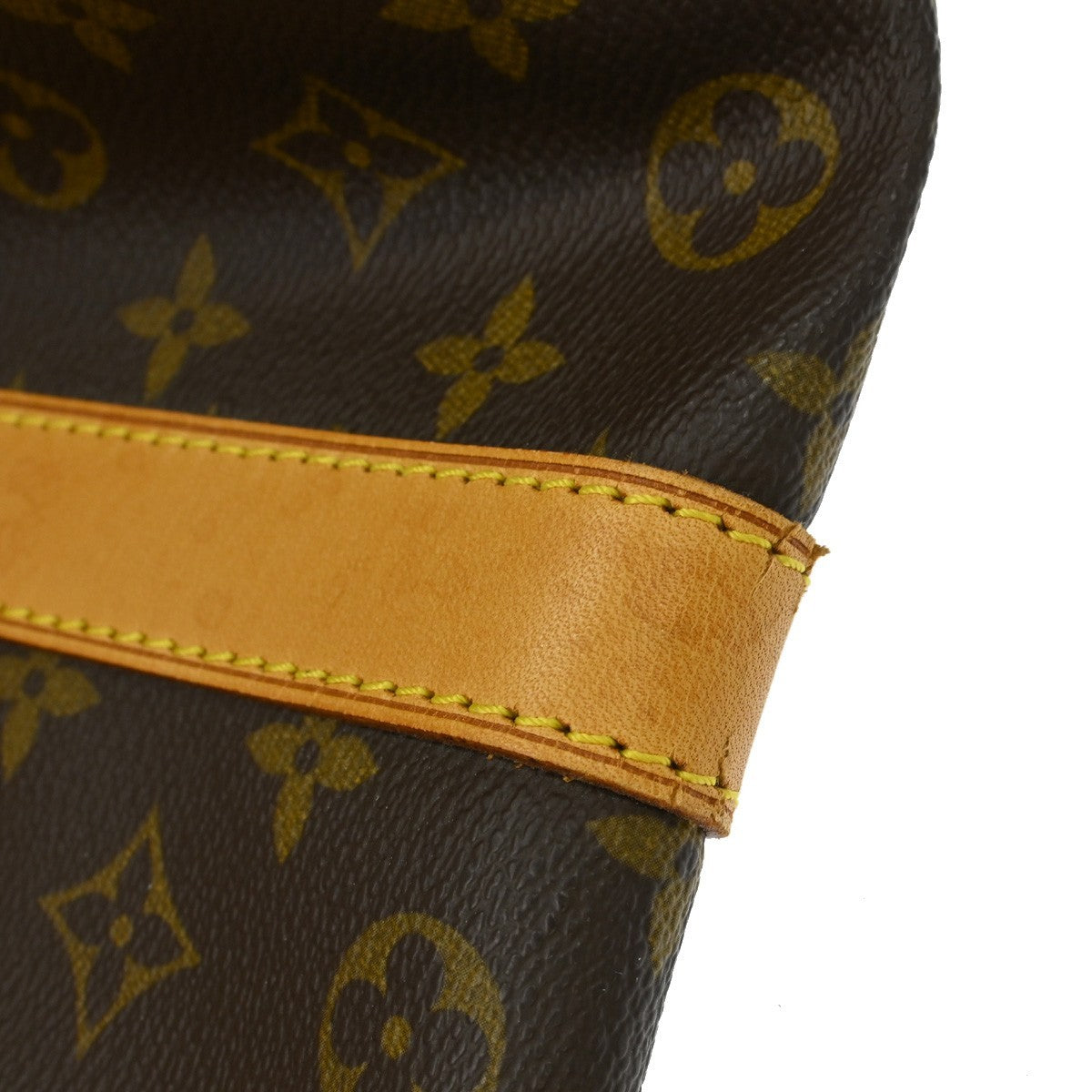 Louis Vuitton Keepall Bag Monogram Canvas Brown Canvas Travel Bag Bag (Pre-Owned)