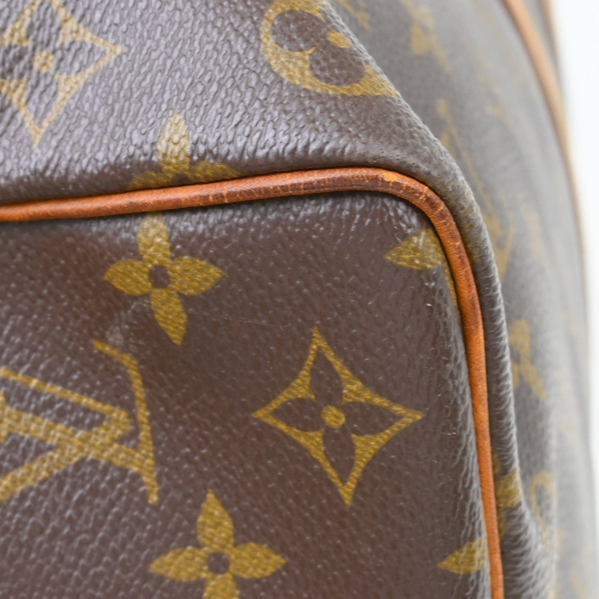 Louis Vuitton Keepall Bag Monogram Canvas Brown Canvas Travel Bag Bag (Pre-Owned)