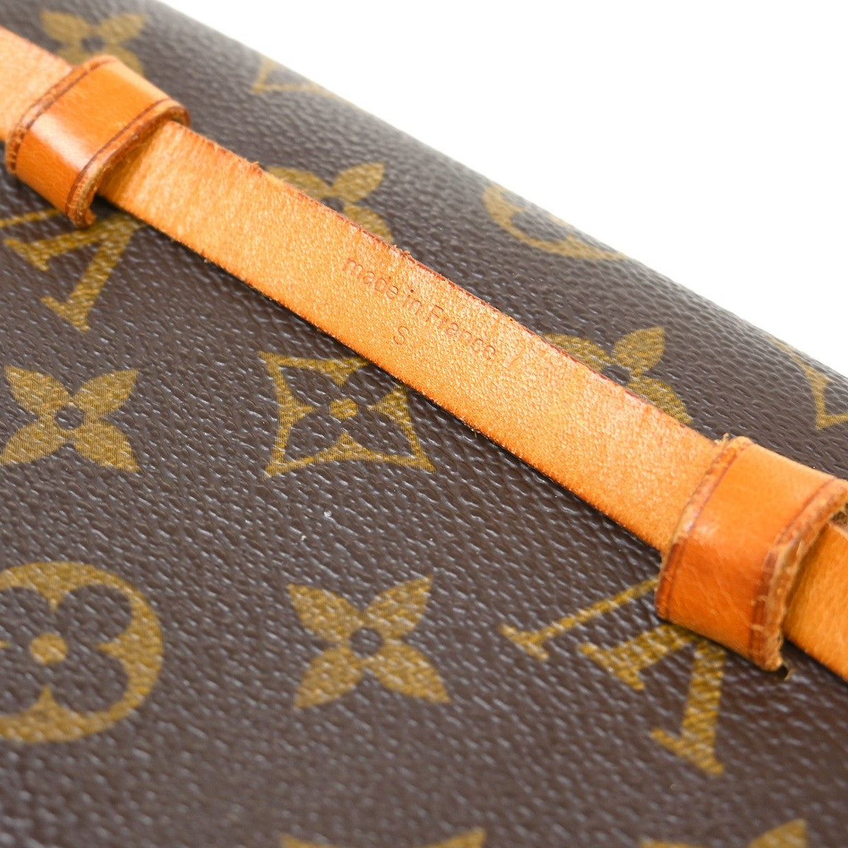 Louis Vuitton Florentine Waist Bag Monogram Canvas Brown Canvas Clutche & Pouche Bag (Pre-Owned)