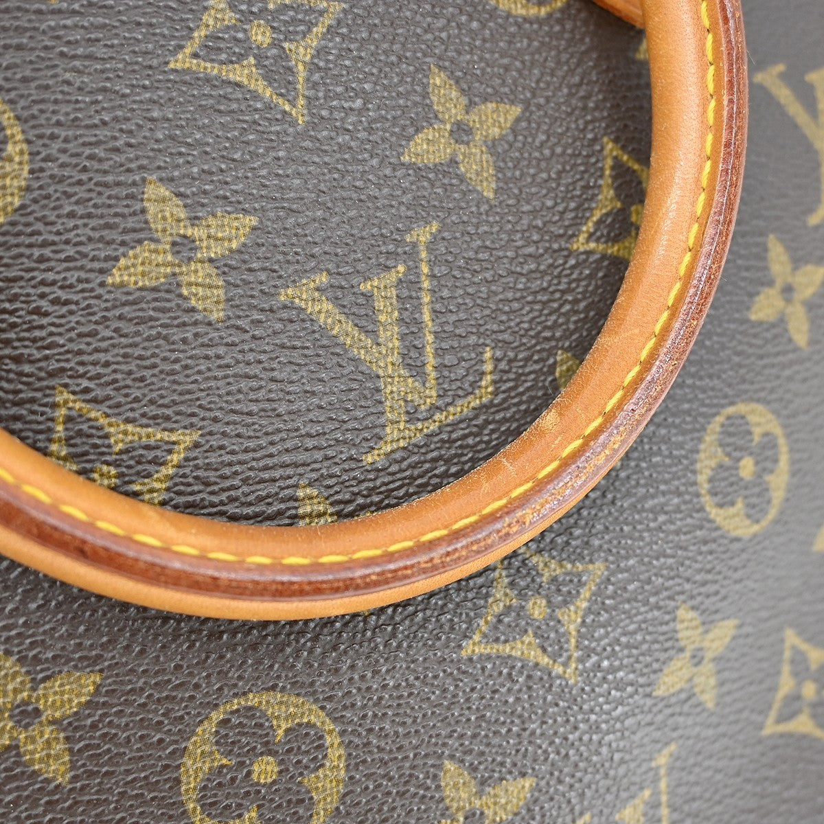 Louis Vuitton Alma Handbag Monogram Canvas Brown Canvas Handbag (Pre-Owned)