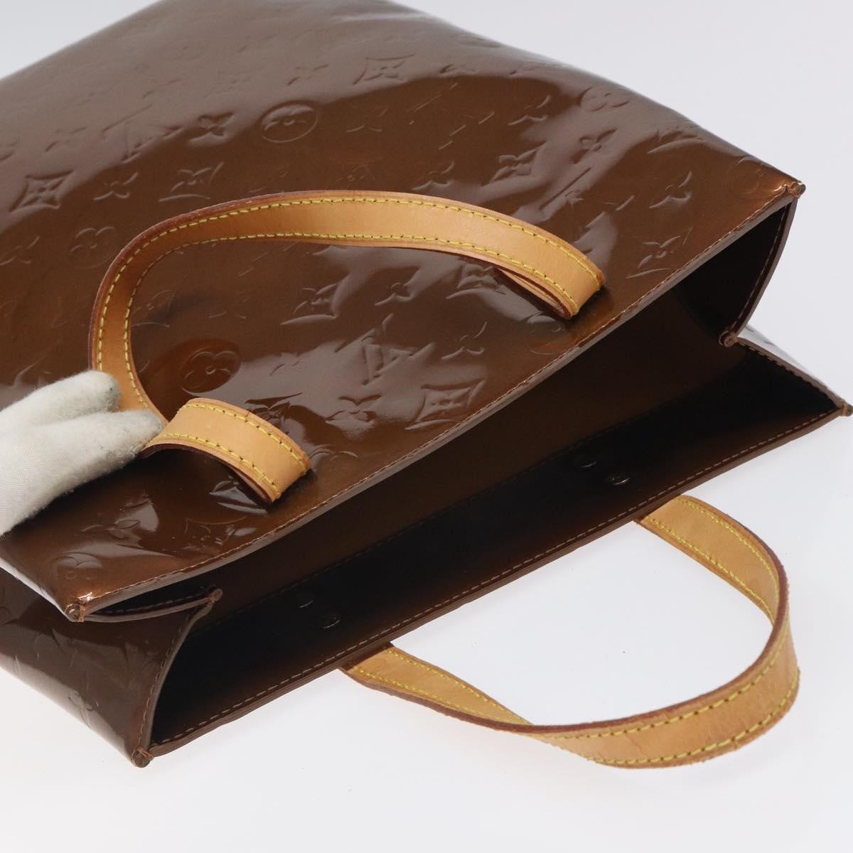 Louis Vuitton Reade Handbag Monogram Vernis Brown Patent_Leather Handbag (Pre-Owned)