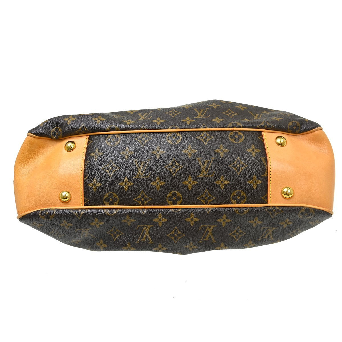 Louis Vuitton Boetie Handbag Monogram Canvas Brown Canvas Shoulder Bag Bag (Pre-Owned)