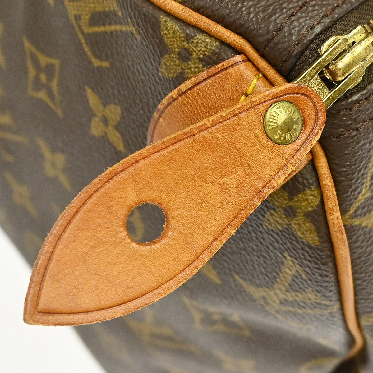 Louis Vuitton Speedy Handbag Monogram Canvas Brown Canvas Handbag (Pre-Owned)