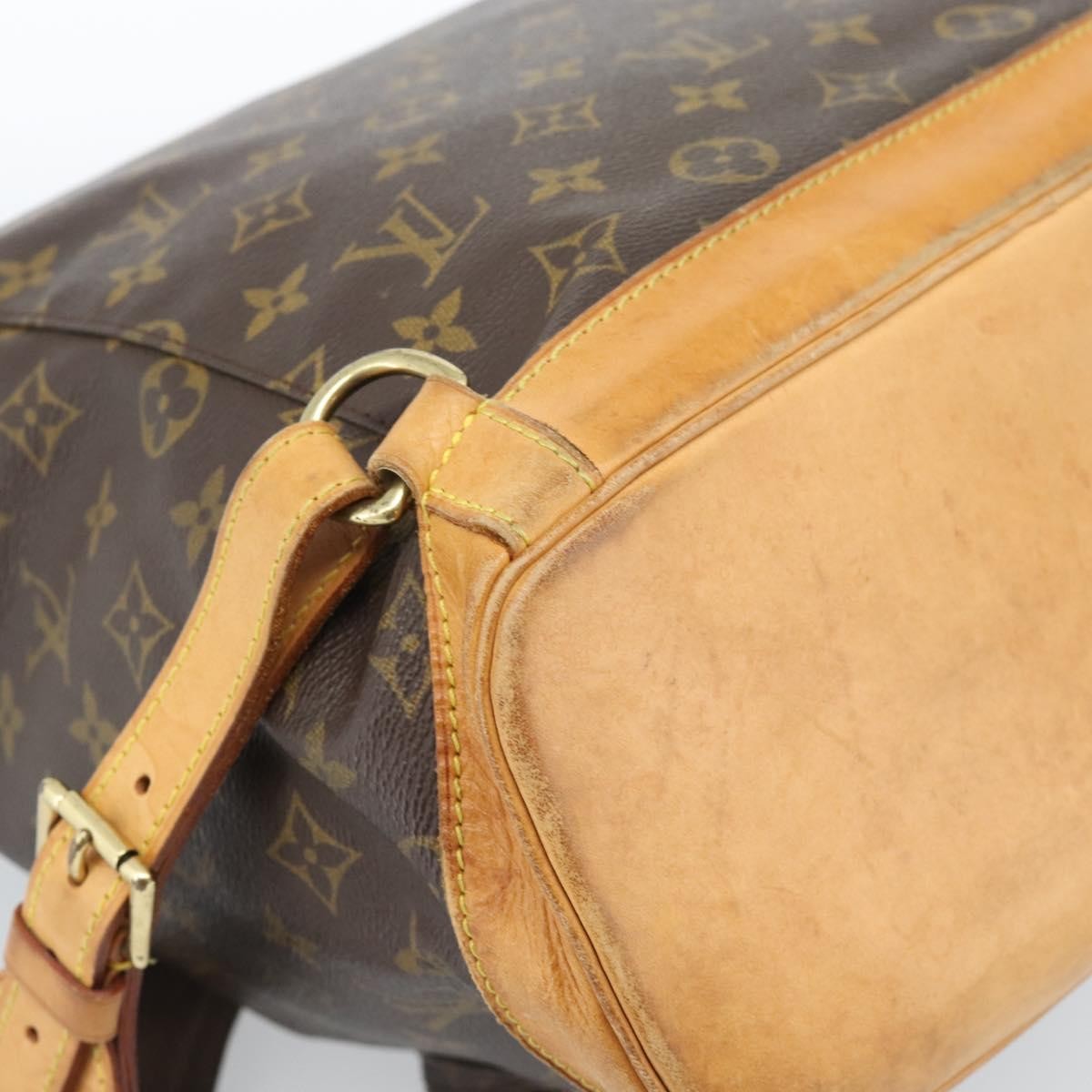 Louis Vuitton Vintage Montsouris Backpack Monogram Canvas Brown Canvas Backpack Bag (Pre-Owned)