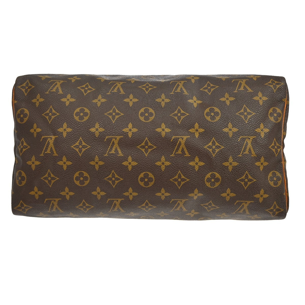 Louis Vuitton Speedy Handbag Monogram Canvas Brown Canvas Handbag (Pre-Owned)