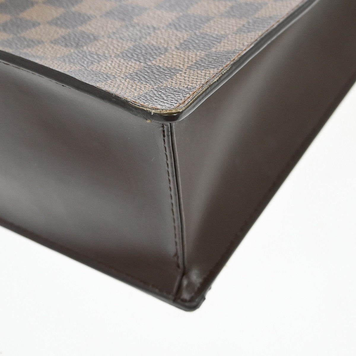 Louis Vuitton Venice Sac Plat Bag Damier Brown Canvas Tote Bag Bag (Pre-Owned)