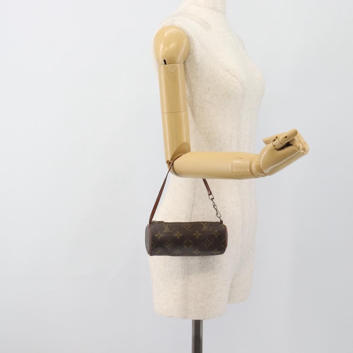 Louis Vuitton Papillon Pochette Monogram Canvas Brown Canvas Clutche & Pouche Bag (Pre-Owned)