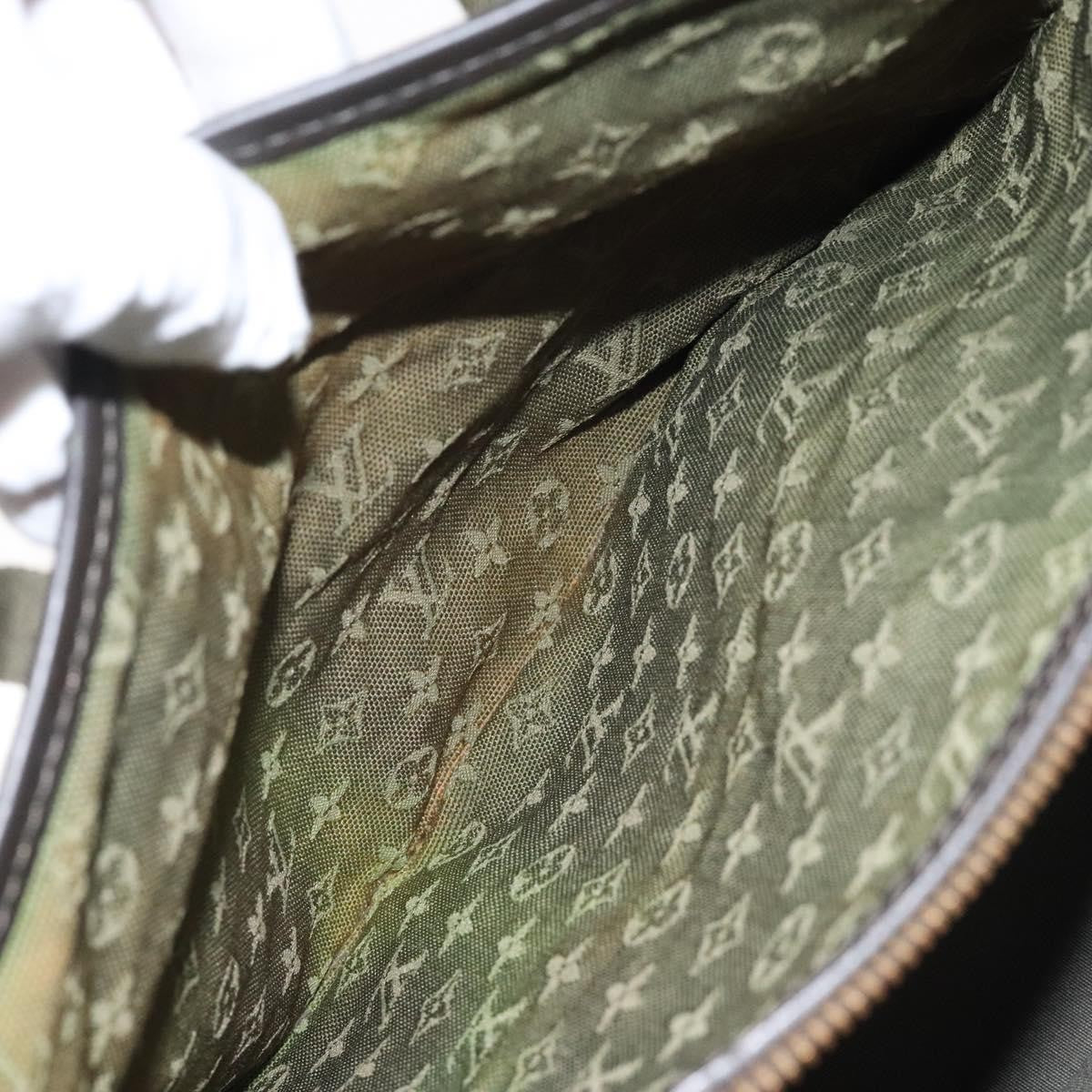 Louis Vuitton Sac Mary Kate Handbag Mini Lin Khaki Canvas Handbag (Pre-Owned)