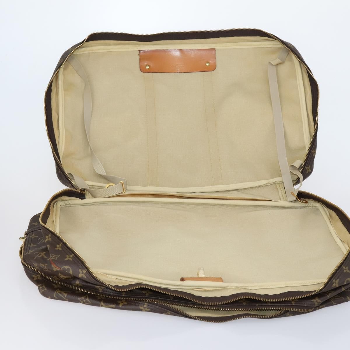 Louis Vuitton Sirius Handbag Monogram Canvas Brown Canvas Travel Bag Bag (Pre-Owned)
