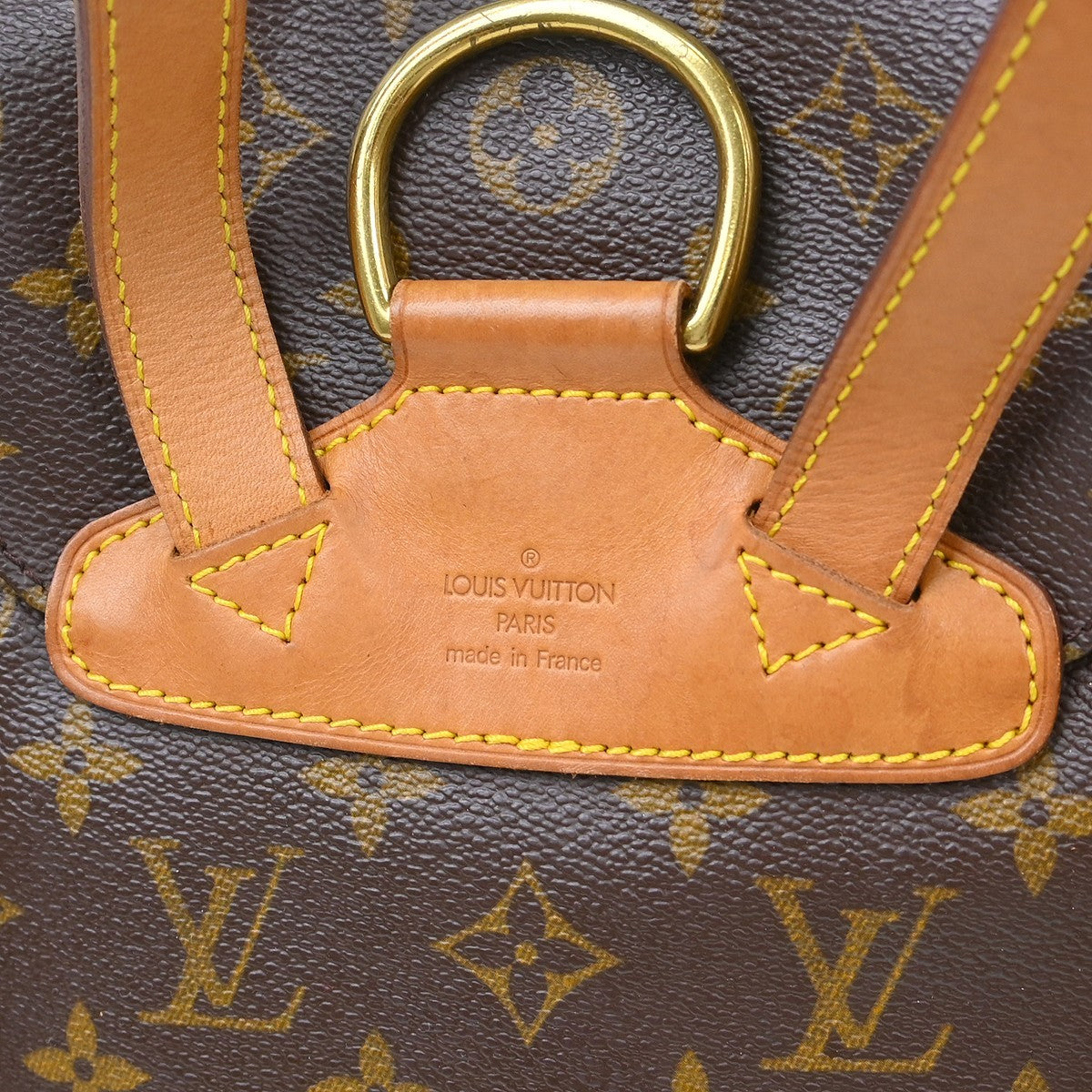 Louis Vuitton Montsouris Backpack Monogram Canvas Brown Canvas Backpack Bag (Pre-Owned)
