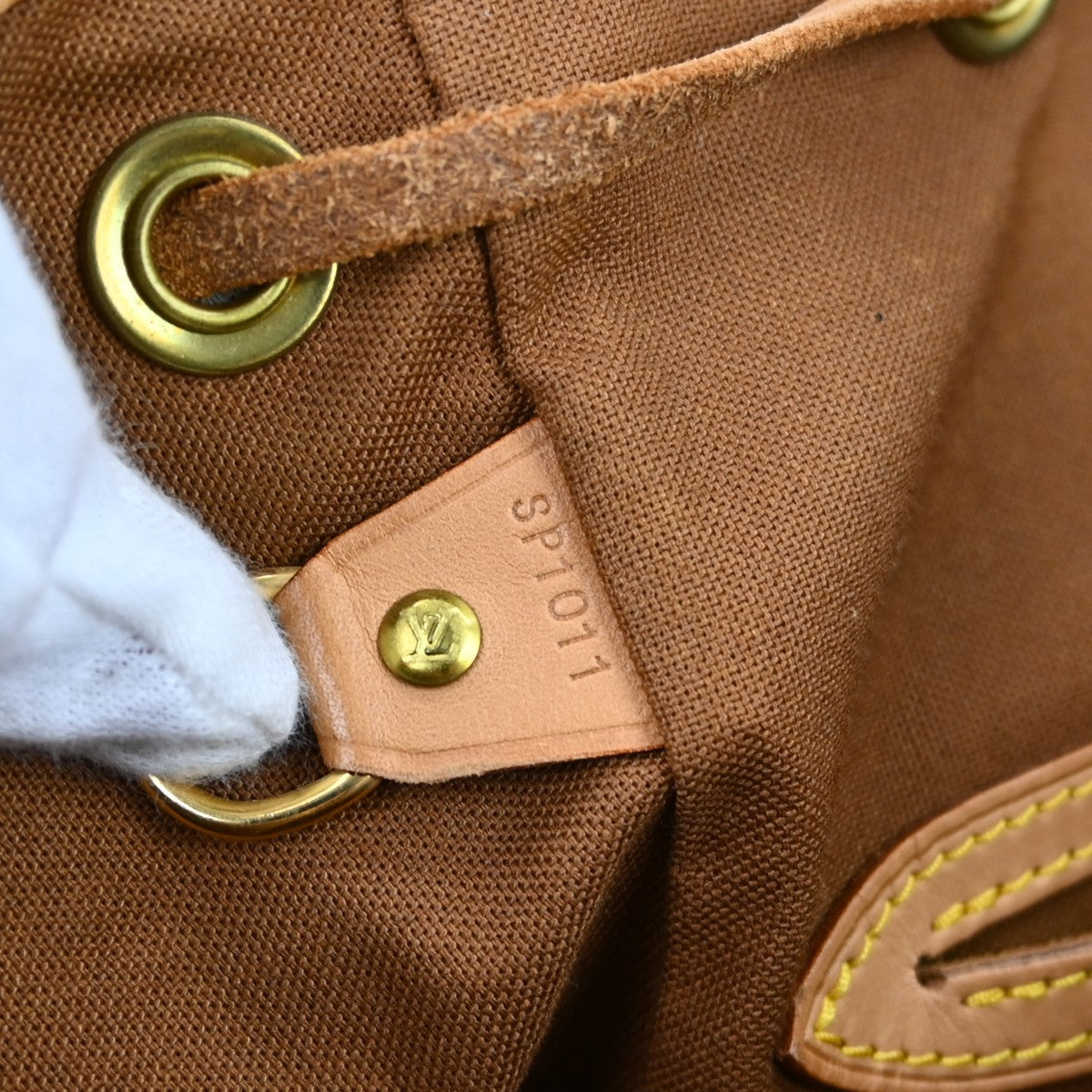 Louis Vuitton Vintage Montsouris Backpack Monogram Canvas Brown Canvas Backpack Bag (Pre-Owned)