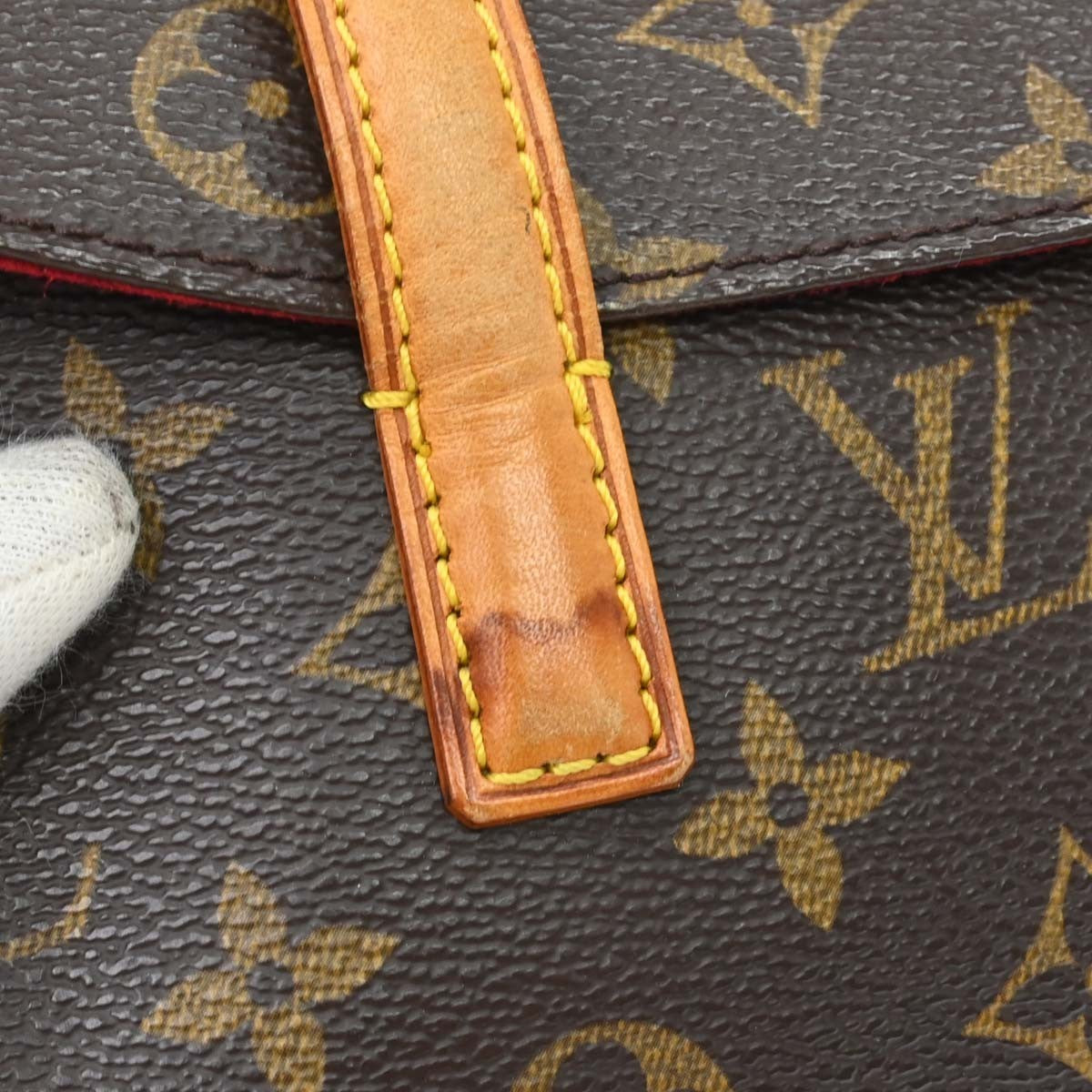 Louis Vuitton Sonatine Handbag Monogram Canvas Brown Canvas Handbag (Pre-Owned)