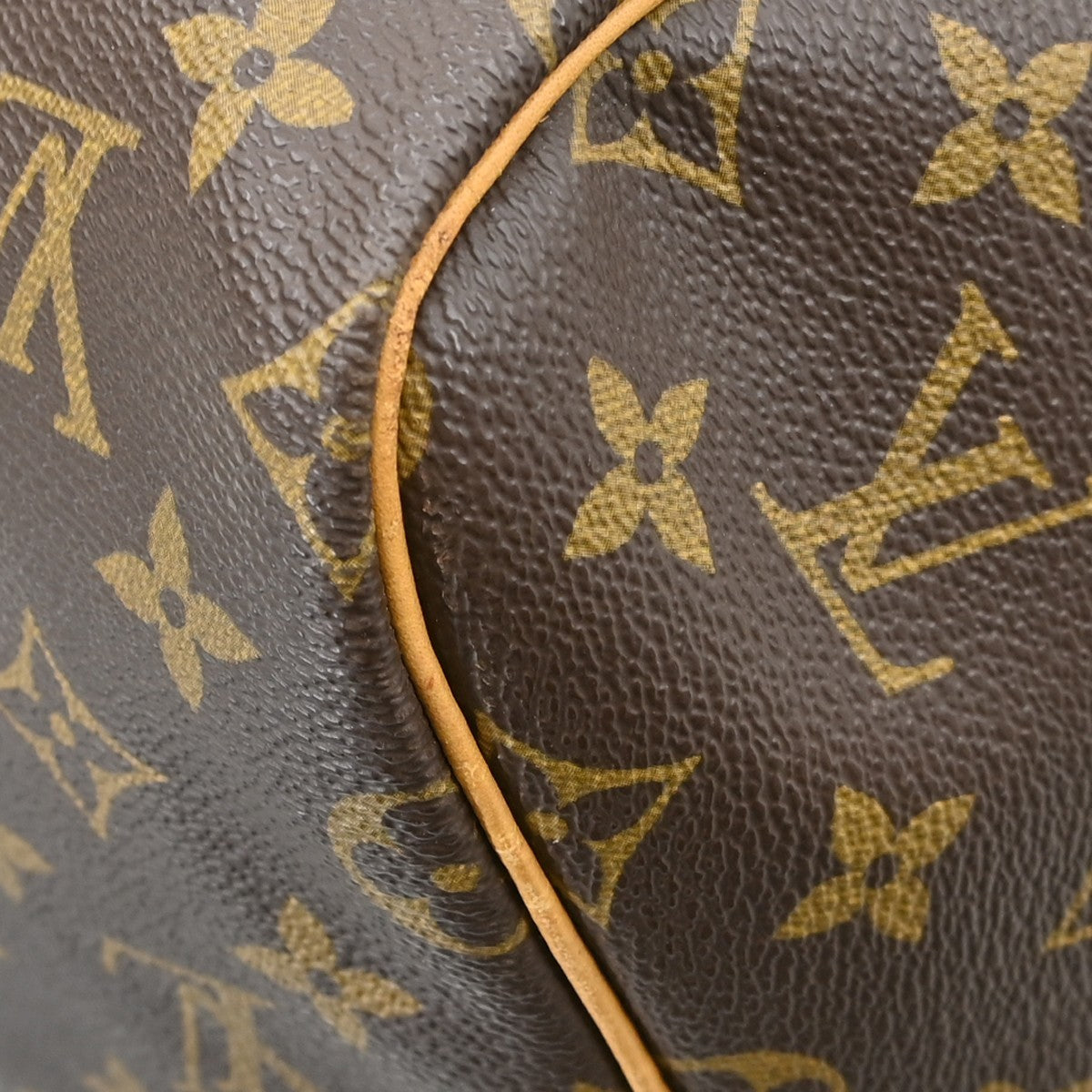 Louis Vuitton Keepall Bandouliere Bag Monogram Canvas Brown Canvas Travel Bag Bag (Pre-Owned)