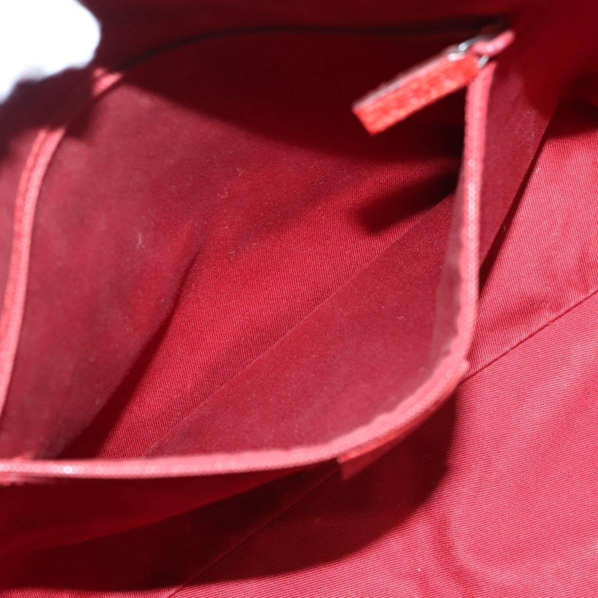 Gucci Vintage Open Tote Gg Canvas Red Canvas Tote Bag Bag (Pre-Owned)