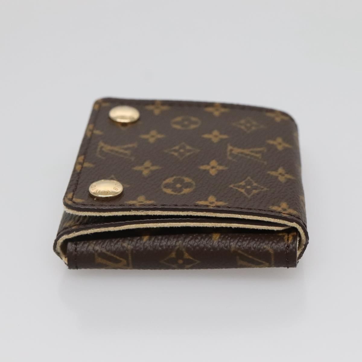 Louis Vuitton Case Jewelry Box Canvas Brown Canvas Wallets Accessory (Pre-Owned)