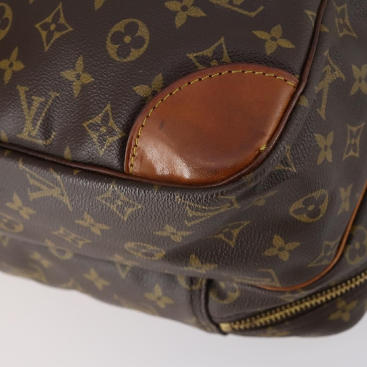 Louis Vuitton Sirius Handbag Monogram Canvas Brown Canvas Travel Bag Bag (Pre-Owned)
