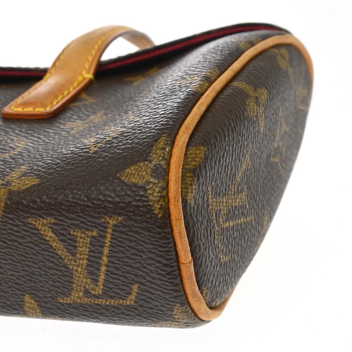Louis Vuitton Sonatine Handbag Monogram Canvas Brown Canvas Handbag (Pre-Owned)