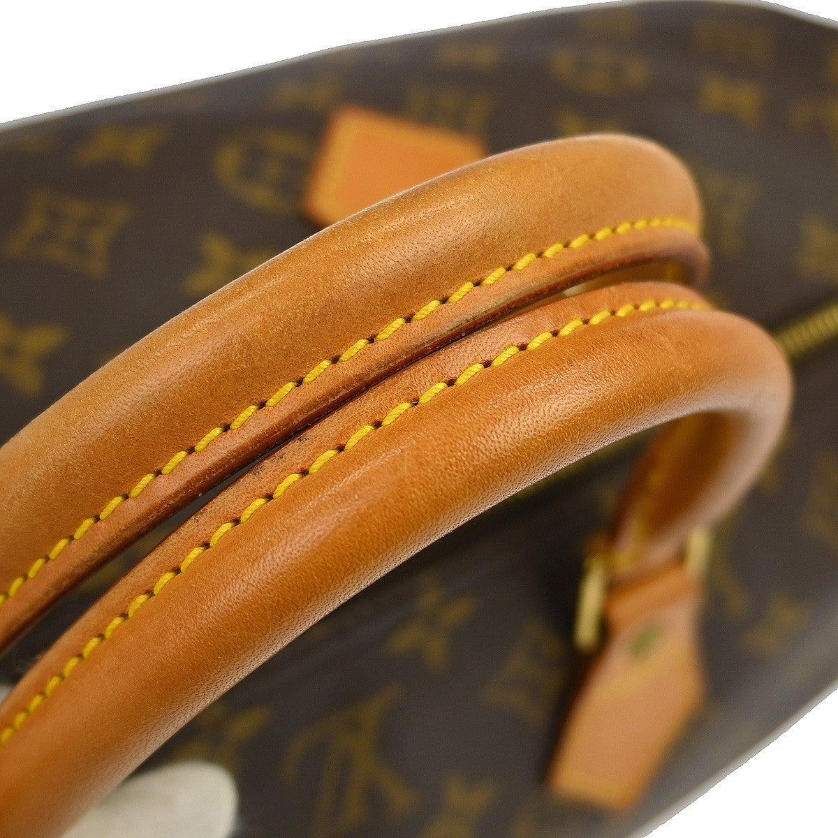 Louis Vuitton Speedy Handbag Monogram Canvas Brown Canvas Handbag (Pre-Owned)