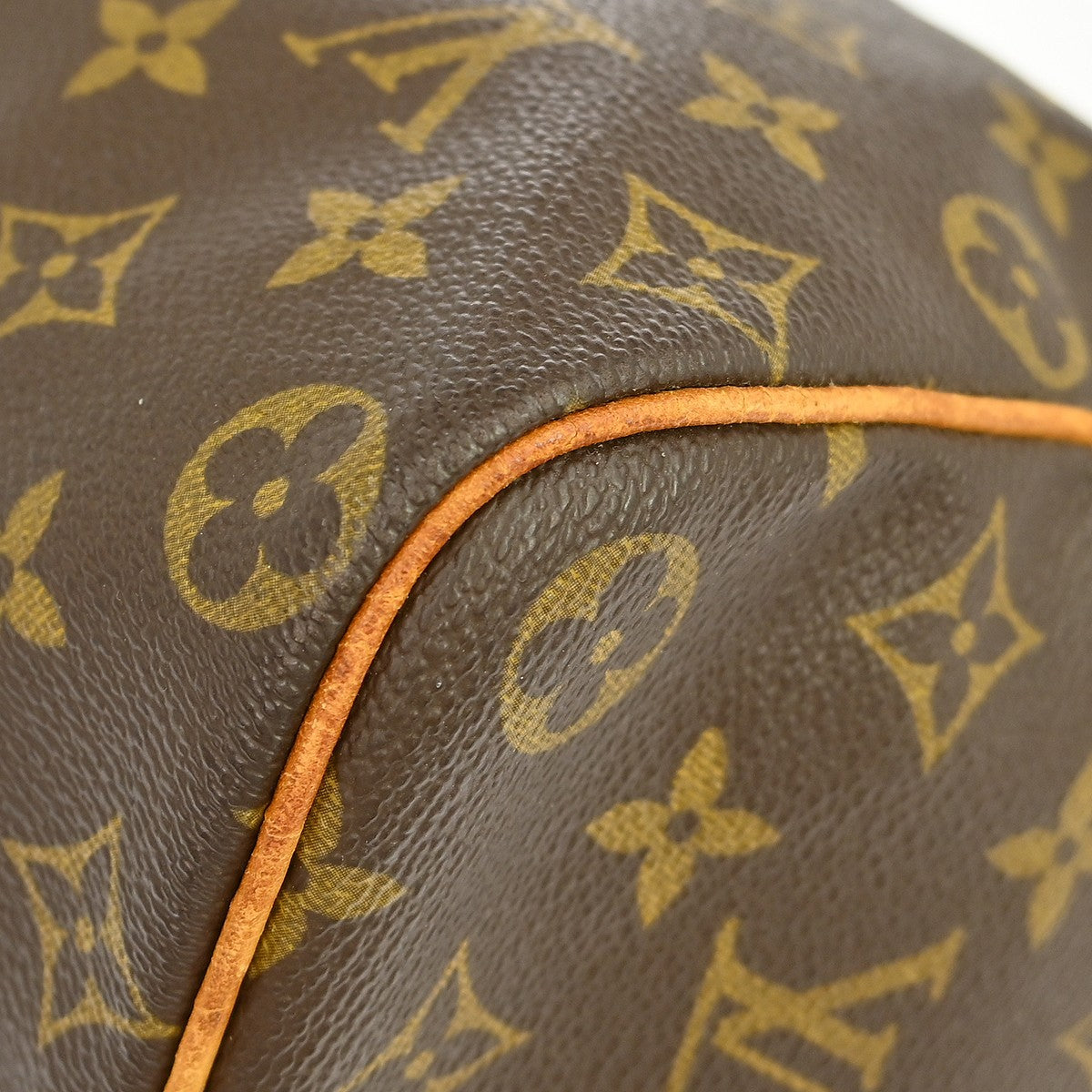 Louis Vuitton Speedy Handbag Monogram Canvas Brown Canvas Handbag (Pre-Owned)