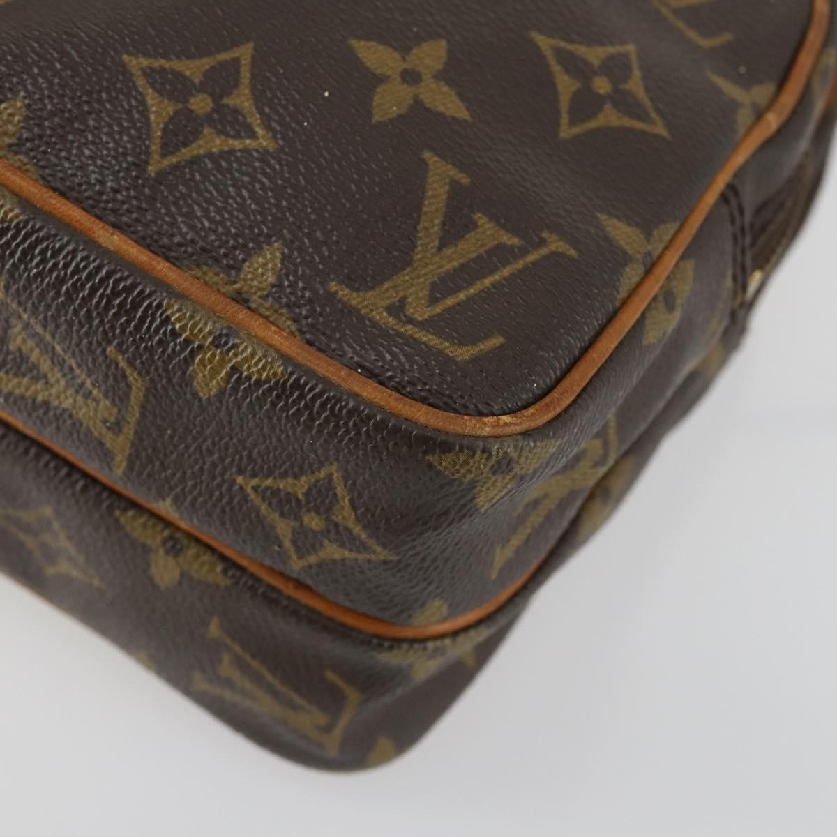 Louis Vuitton Amazone Bag Monogram Canvas Brown Canvas Shoulder Bag Bag (Pre-Owned)