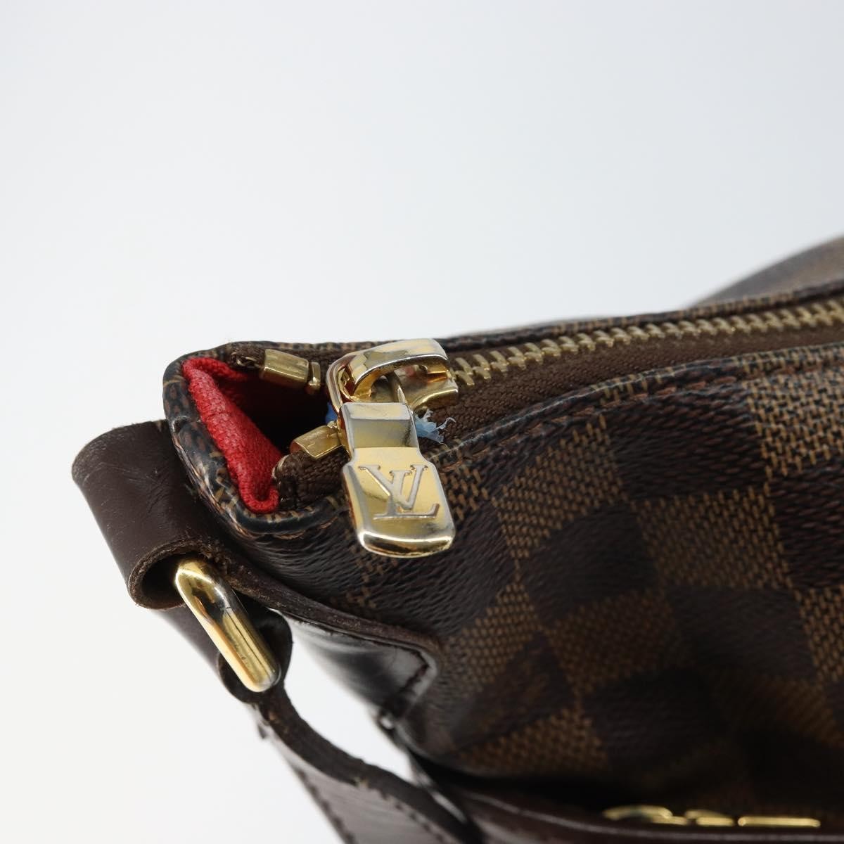 Louis Vuitton Bloomsbury Handbag Damier Brown Canvas Handbag (Pre-Owned)